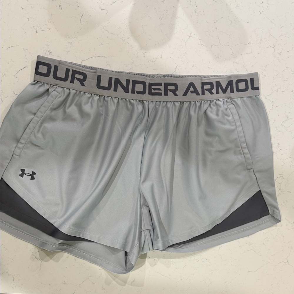 Under Armour Gray Athletic Shorts